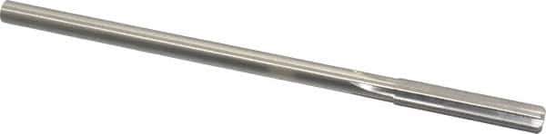 Made in USA - 0.354" High Speed Steel 6 Flute Chucking Reamer - Straight Flute, 0.3105" Straight Shank, 1-3/4" Flute Length, 7" OAL - All Tool & Supply