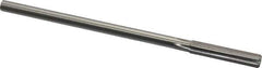 Made in USA - 0.359" High Speed Steel 6 Flute Chucking Reamer - Straight Flute, 0.3105" Straight Shank, 1-3/4" Flute Length, 7" OAL - All Tool & Supply