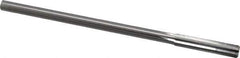 Made in USA - 0.365" High Speed Steel 6 Flute Chucking Reamer - Straight Flute, 0.3105" Straight Shank, 1-3/4" Flute Length, 7" OAL - All Tool & Supply