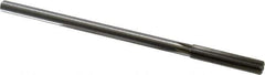 Made in USA - 0.3765" High Speed Steel 6 Flute Chucking Reamer - Straight Flute, 0.3105" Straight Shank, 1-3/4" Flute Length, 7" OAL - All Tool & Supply