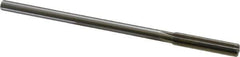 Made in USA - 0.382" High Speed Steel 6 Flute Chucking Reamer - Straight Flute, 0.3105" Straight Shank, 1-3/4" Flute Length, 7" OAL - All Tool & Supply