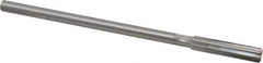 Made in USA - 0.384" High Speed Steel 6 Flute Chucking Reamer - Straight Flute, 0.3105" Straight Shank, 1-3/4" Flute Length, 7" OAL - All Tool & Supply