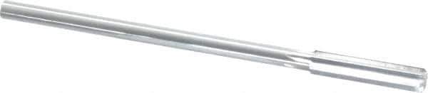 Made in USA - 0.388" High Speed Steel 6 Flute Chucking Reamer - Straight Flute, 0.3105" Straight Shank, 1-3/4" Flute Length, 7" OAL - All Tool & Supply