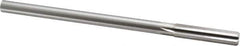 Made in USA - 0.41" High Speed Steel 6 Flute Chucking Reamer - Straight Flute, 0.3105" Straight Shank, 1-3/4" Flute Length, 7" OAL - All Tool & Supply