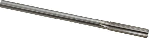 Made in USA - 0.425" High Speed Steel 6 Flute Chucking Reamer - Straight Flute, 0.373" Straight Shank, 1-3/4" Flute Length, 7" OAL - All Tool & Supply