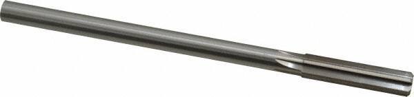 Made in USA - 0.428" High Speed Steel 6 Flute Chucking Reamer - Straight Flute, 0.373" Straight Shank, 1-3/4" Flute Length, 7" OAL - All Tool & Supply