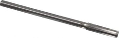 Made in USA - 0.433" High Speed Steel 6 Flute Chucking Reamer - Straight Flute, 0.373" Straight Shank, 1-3/4" Flute Length, 7" OAL - All Tool & Supply