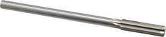 Made in USA - 0.452" High Speed Steel 6 Flute Chucking Reamer - Straight Flute, 0.373" Straight Shank, 1-3/4" Flute Length, 7" OAL - All Tool & Supply