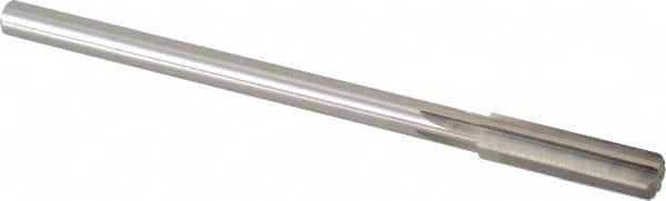 Made in USA - 0.46" High Speed Steel 6 Flute Chucking Reamer - All Tool & Supply