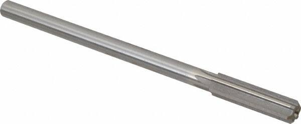 Made in USA - 0.466" High Speed Steel 6 Flute Chucking Reamer - All Tool & Supply