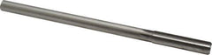 Made in USA - 0.485" High Speed Steel 6 Flute Chucking Reamer - Straight Flute, 0.4355" Straight Shank, 2" Flute Length, 8" OAL - All Tool & Supply