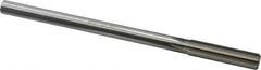 Made in USA - 0.487" High Speed Steel 6 Flute Chucking Reamer - Straight Flute, 0.4355" Straight Shank, 2" Flute Length, 8" OAL - All Tool & Supply