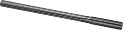 Made in USA - .504 Dia High Speed Steel 6 Flute Chucking Reamer - Straight Flute, 0.4355" Straight Shank, 2" Flute Length, 8" OAL - All Tool & Supply