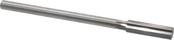 Made in USA - 0.569" High Speed Steel Chucking Reamer - Straight Flute, Straight Shank - All Tool & Supply