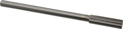 Made in USA - 0.592" High Speed Steel Chucking Reamer - Straight Flute, Straight Shank - All Tool & Supply