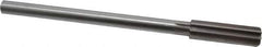 Made in USA - 0.595" High Speed Steel Chucking Reamer - Straight Flute, Straight Shank - All Tool & Supply