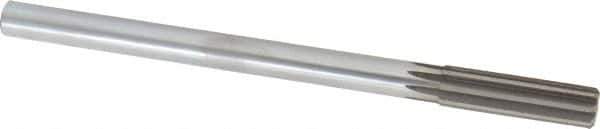 Made in USA - 0.629" High Speed Steel Chucking Reamer - Straight Flute, Straight Shank - All Tool & Supply