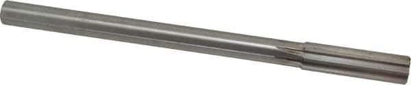 Made in USA - 0.651" High Speed Steel Chucking Reamer - Straight Flute, Straight Shank - All Tool & Supply