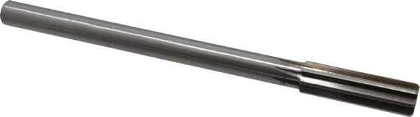 Made in USA - 0.707" High Speed Steel Chucking Reamer - Straight Flute, Straight Shank - All Tool & Supply