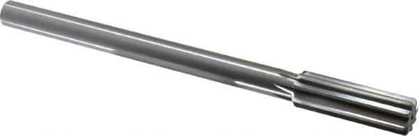 Made in USA - 0.72" High Speed Steel Chucking Reamer - Straight Flute, Straight Shank - All Tool & Supply