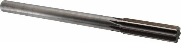 Made in USA - 0.733" High Speed Steel Chucking Reamer - All Tool & Supply