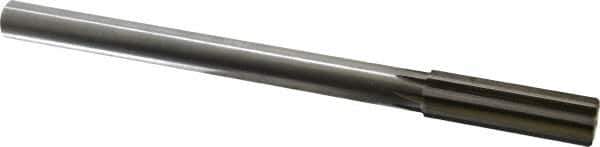 Made in USA - 0.736" High Speed Steel Chucking Reamer - Straight Flute, Straight Shank - All Tool & Supply