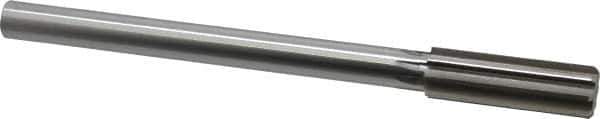 Made in USA - 0.811" High Speed Steel 8 Flute Chucking Reamer - Straight Flute, 5/8" Straight Shank, 2-1/2" Flute Length, 9-1/2" OAL - All Tool & Supply