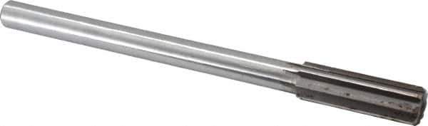 Made in USA - 0.825" High Speed Steel Chucking Reamer - Straight Flute, Straight Shank - All Tool & Supply