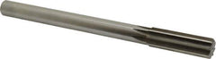 Made in USA - 0.847" High Speed Steel Chucking Reamer - Straight Flute, Straight Shank - All Tool & Supply