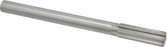 Made in USA - 0.861" High Speed Steel Chucking Reamer - Straight Flute, Straight Shank - All Tool & Supply