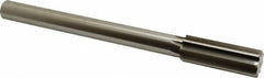 Made in USA - 0.967" High Speed Steel Chucking Reamer - Straight Flute, Straight Shank - All Tool & Supply