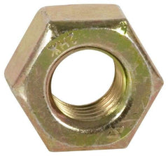 Value Collection - 1/2-13 UNC Steel Right Hand Heavy Hex Nut - 7/8" Across Flats, 31/64" High, Zinc Yellow Dichromate Finish - All Tool & Supply