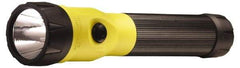 Streamlight - White LED Bulb, 385 Lumens, Industrial/Tactical Flashlight - Yellow Plastic Body, 1 C NiMH Battery Included - All Tool & Supply