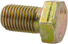 Made in North America - 3/8-24 UNF, 5/8" Length Under Head Hex Head Cap Screw - All Tool & Supply