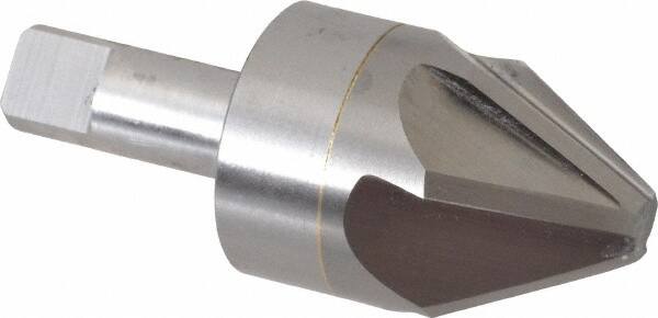 M.A. Ford - 1-1/4" Head Diam, 1/2" Shank Diam, 6 Flute 60° Solid Carbide Countersink - All Tool & Supply