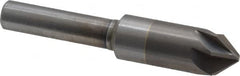 M.A. Ford - 3/8" Head Diam, 1/4" Shank Diam, 6 Flute 82° Solid Carbide Countersink - All Tool & Supply