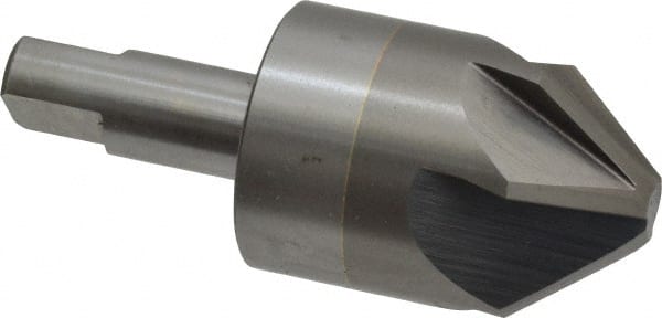 M.A. Ford - 1-1/4" Head Diam, 1/2" Shank Diam, 6 Flute 82° Solid Carbide Countersink - All Tool & Supply