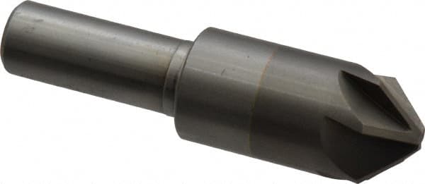 M.A. Ford - 3/4" Head Diam, 1/2" Shank Diam, 6 Flute 90° Solid Carbide Countersink - All Tool & Supply