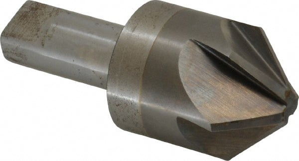 M.A. Ford - 1-1/2" Head Diam, 3/4" Shank Diam, 6 Flute 90° Solid Carbide Countersink - All Tool & Supply