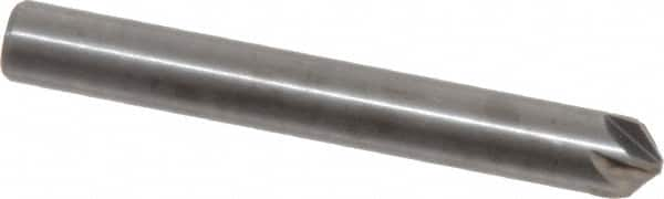 M.A. Ford - 1/4" Head Diam, 1/4" Shank Diam, 6 Flute 100° Solid Carbide Countersink - All Tool & Supply