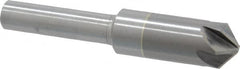 M.A. Ford - 3/8" Head Diam, 1/4" Shank Diam, 6 Flute 100° Solid Carbide Countersink - All Tool & Supply