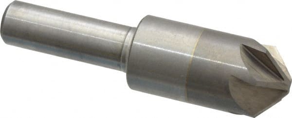 M.A. Ford - 5/8" Head Diam, 3/8" Shank Diam, 6 Flute 100° Solid Carbide Countersink - All Tool & Supply