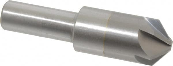 M.A. Ford - 3/4" Head Diam, 1/2" Shank Diam, 6 Flute 100° Solid Carbide Countersink - All Tool & Supply