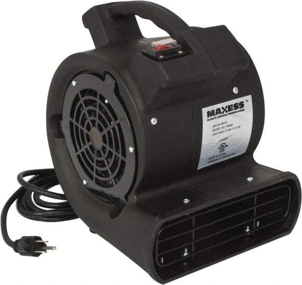 Maxess Climate Control Technologies - 5-3/4" Blade, Direct Drive, 1/15 hp, 300 CFM, Blower Fan - 2 Amps, 120 Volts, 1 Speed, Single Phase - All Tool & Supply