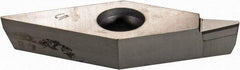 Iscar - VCGT331 D Grade ID5 Polycrystalline Diamond (PCD) Turning Insert - Uncoated, 35° Diamond, 3/8" Inscr Circle, 3/16" Thick, 1/64" Corner Radius - All Tool & Supply