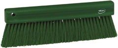 Vikan - Polyester Counter Brush - 2" Bristle Length, 11" Long x 1-1/4" Wide Head, Green - All Tool & Supply