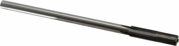 Made in USA - 11/32" Carbide-Tipped 4 Flute Chucking Reamer - Straight Flute, 9/32" Straight Shank, 1-1/2" Flute Length, 6" OAL - All Tool & Supply