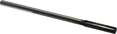 Made in USA - 25/64" Carbide-Tipped 4 Flute Chucking Reamer - Straight Flute, Straight Shank, 1-3/4" Flute Length, 7" OAL - All Tool & Supply