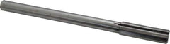 Made in USA - 3/4" Carbide-Tipped 6 Flute Chucking Reamer - Straight Flute, 5/8" Straight Shank, 2-1/2" Flute Length, 9-1/2" OAL - All Tool & Supply