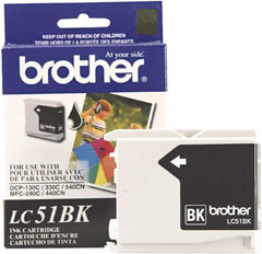 Brother - Black Ink Cartridge - Use with Brother DCP-130C, 330C, 350C, intelliFAX-1360, 1860C, 1960C, 2480C, 2580C, MFC-230C, 240C, 440CN, 465CN, 665CW, 685CW, 845CW, 885CW, 3360C, 5460CN, 5860CN - All Tool & Supply